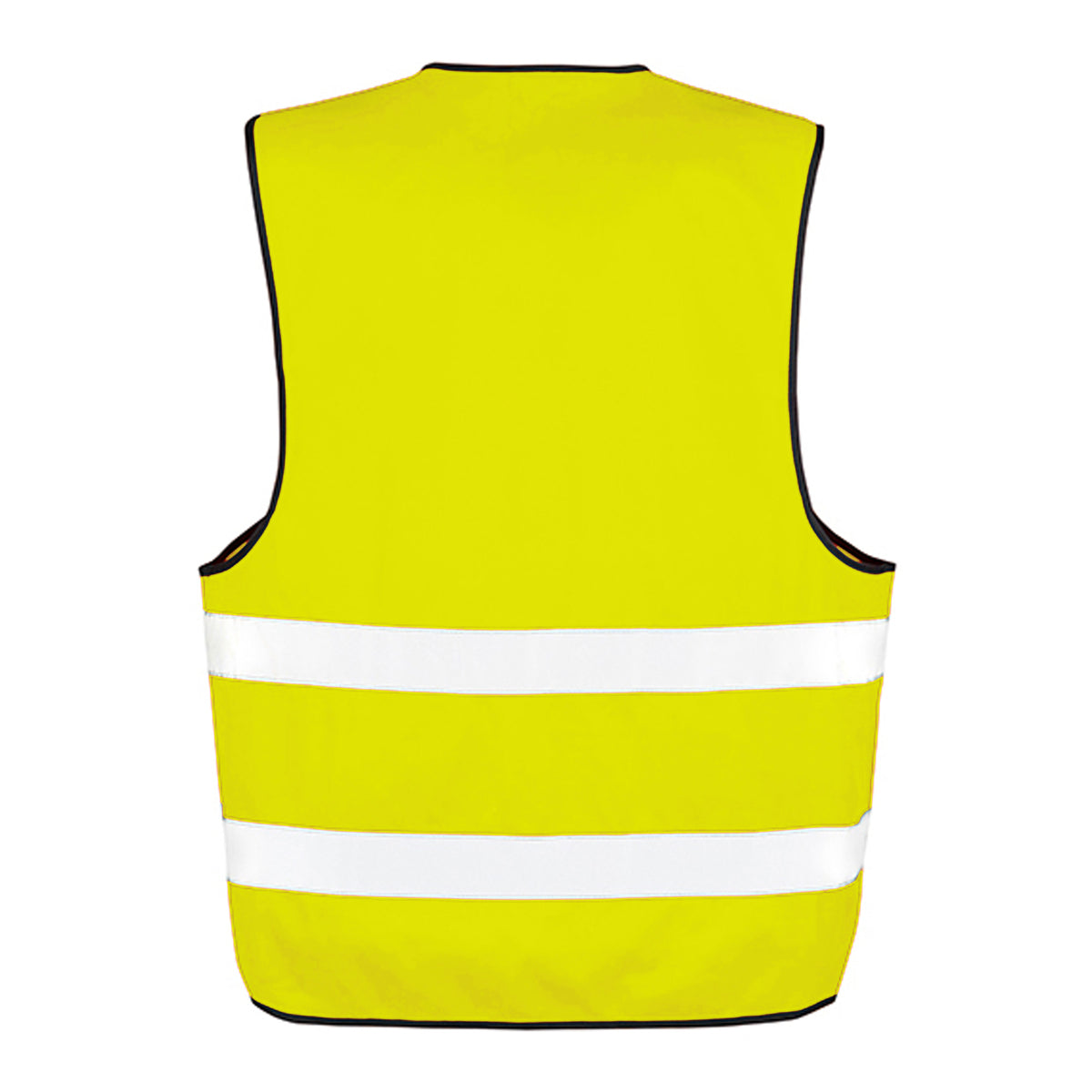 Fluorescent Yellow - Back - Result Core Adult Unisex Motorist Hi-Vis Safety Vest