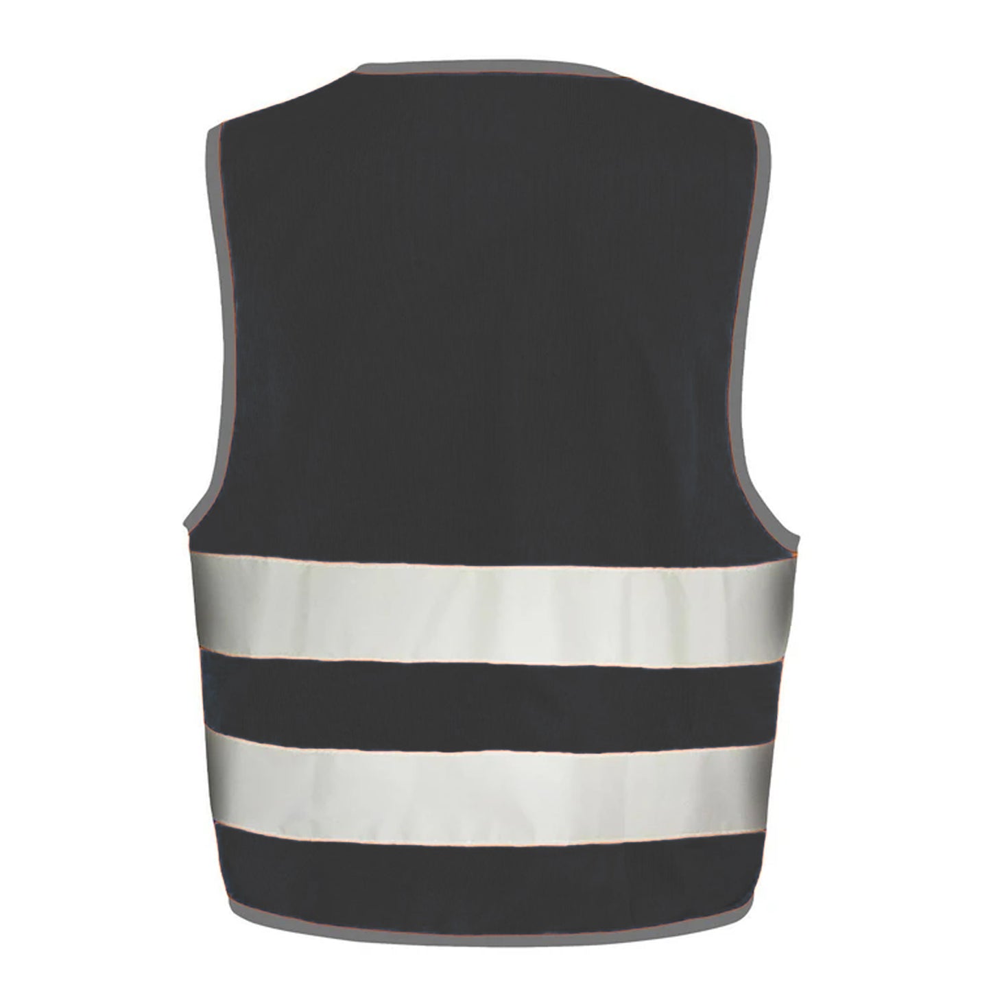 Black - Back - Result Core Adult Unisex Motorist Hi-Vis Safety Vest
