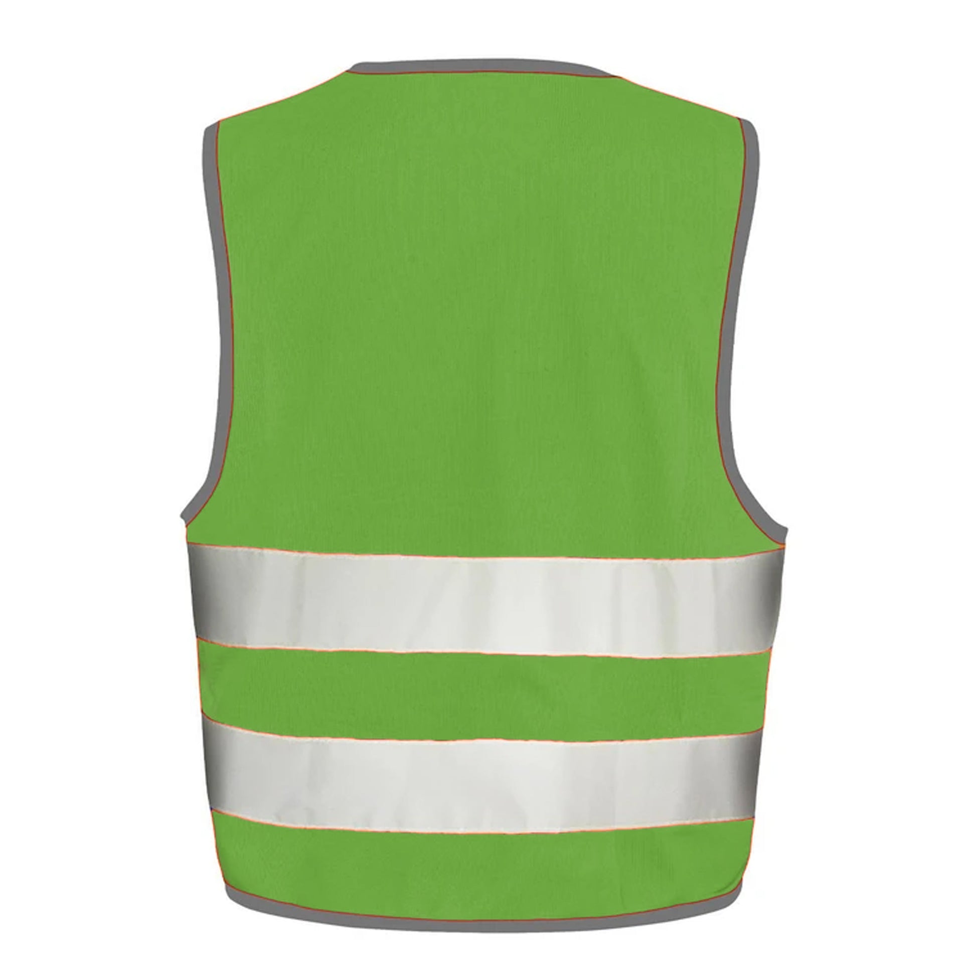 Lime - Back - Result Core Adult Unisex Motorist Hi-Vis Safety Vest