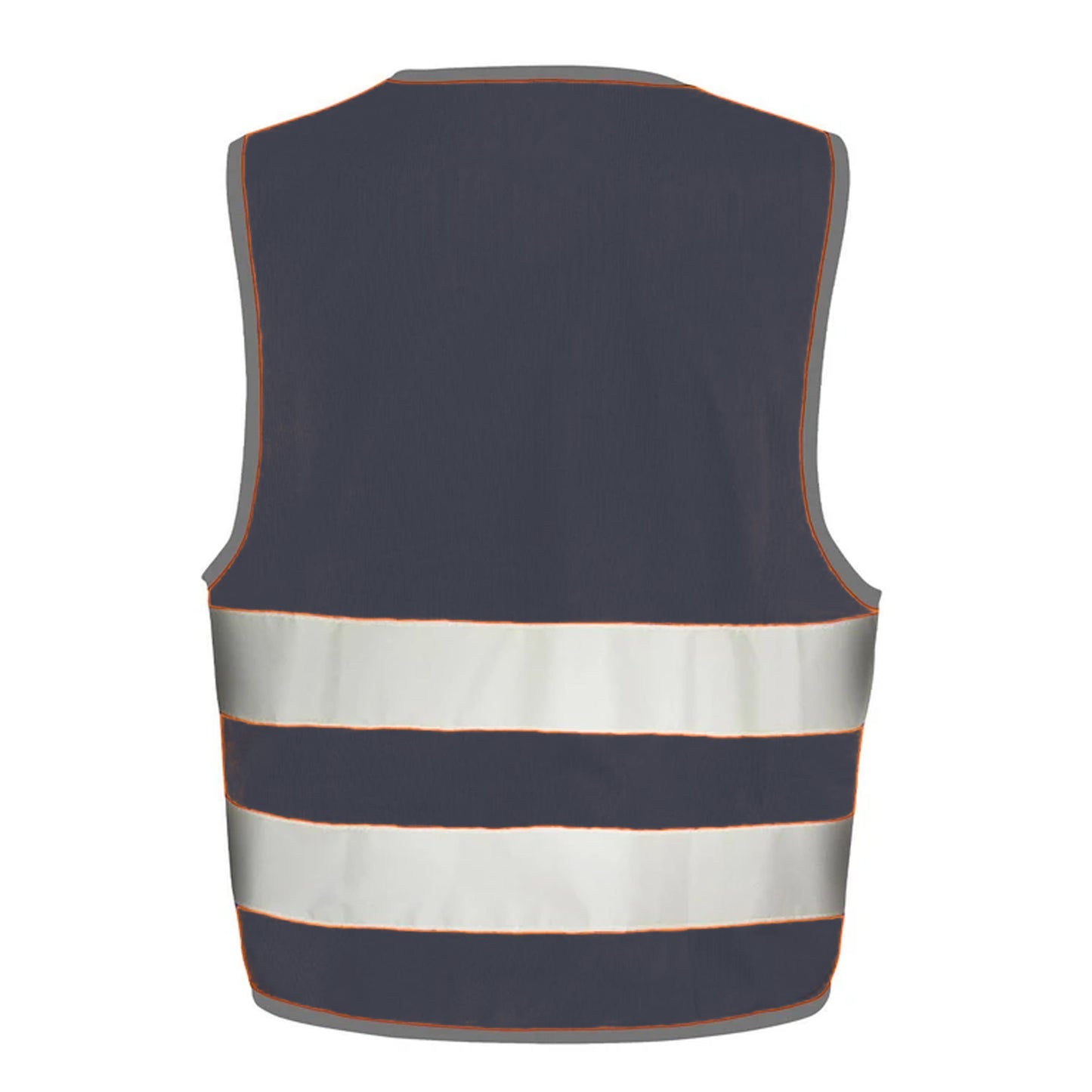 Navy - Back - Result Core Adult Unisex Motorist Hi-Vis Safety Vest