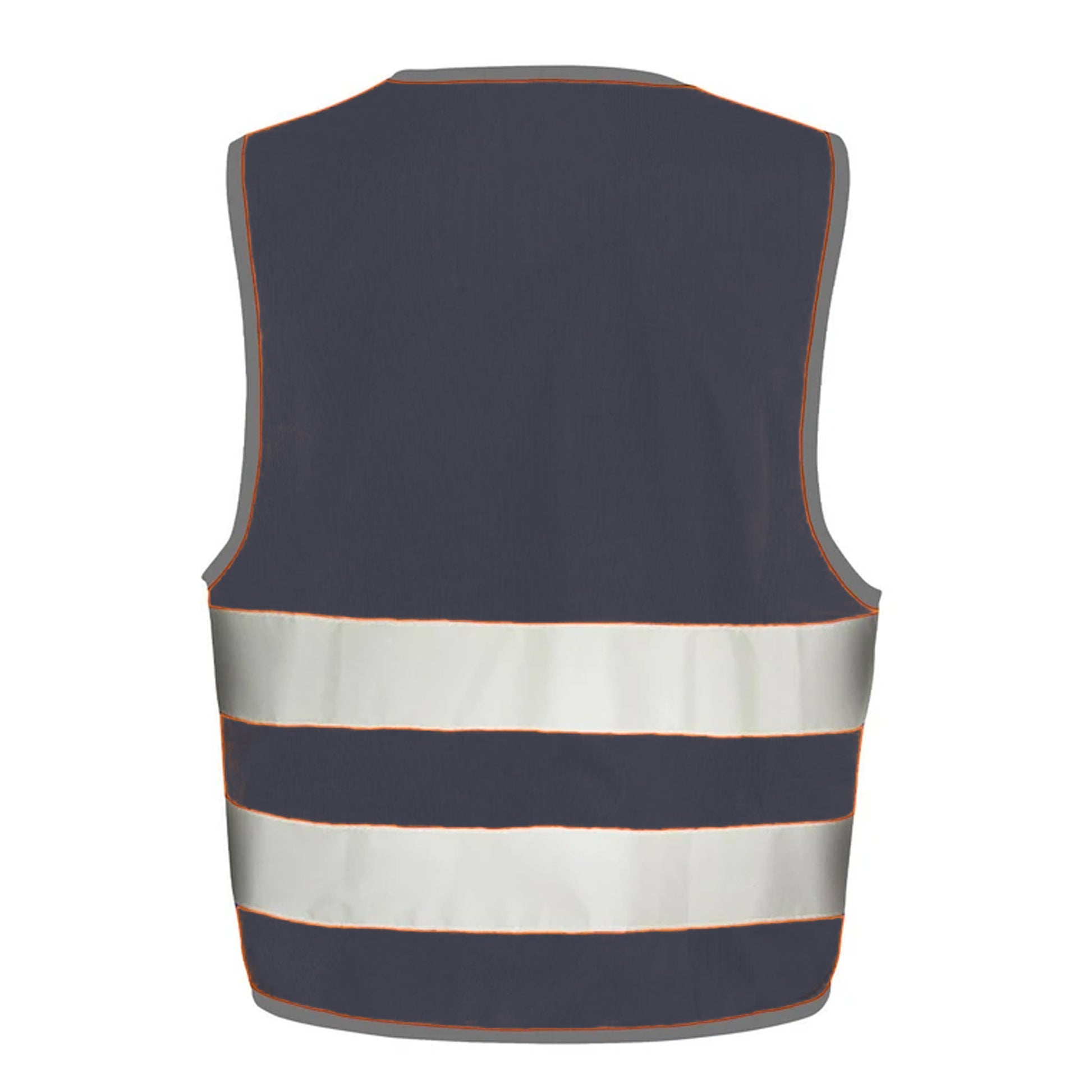 Navy - Back - Result Core Adult Unisex Motorist Hi-Vis Safety Vest