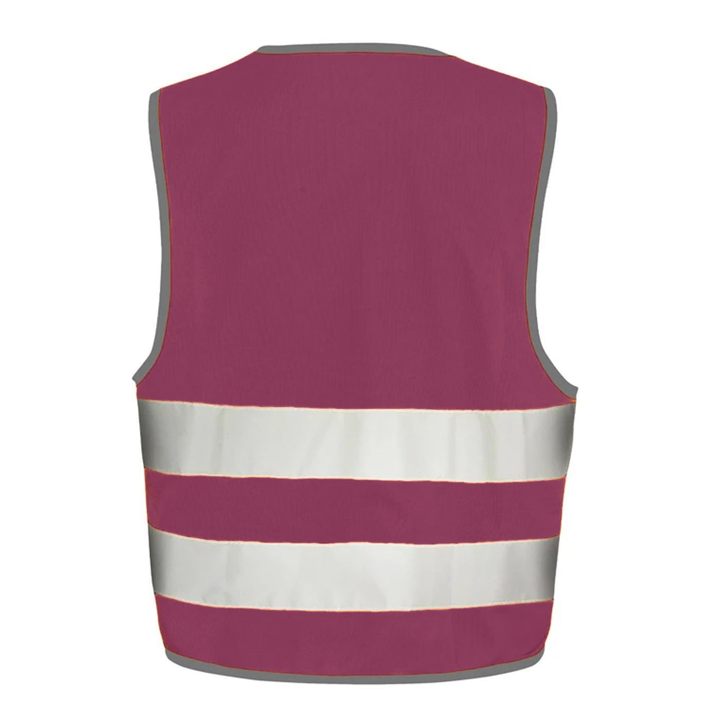 Burgundy - Back - Result Core Adult Unisex Motorist Hi-Vis Safety Vest