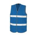 Royal - Front - Result Core Adult Unisex Motorist Hi-Vis Safety Vest