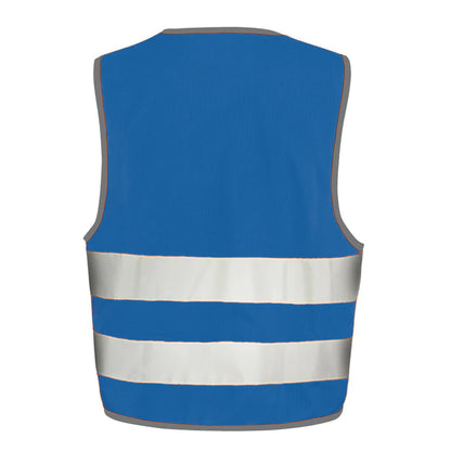 Royal - Back - Result Core Adult Unisex Motorist Hi-Vis Safety Vest