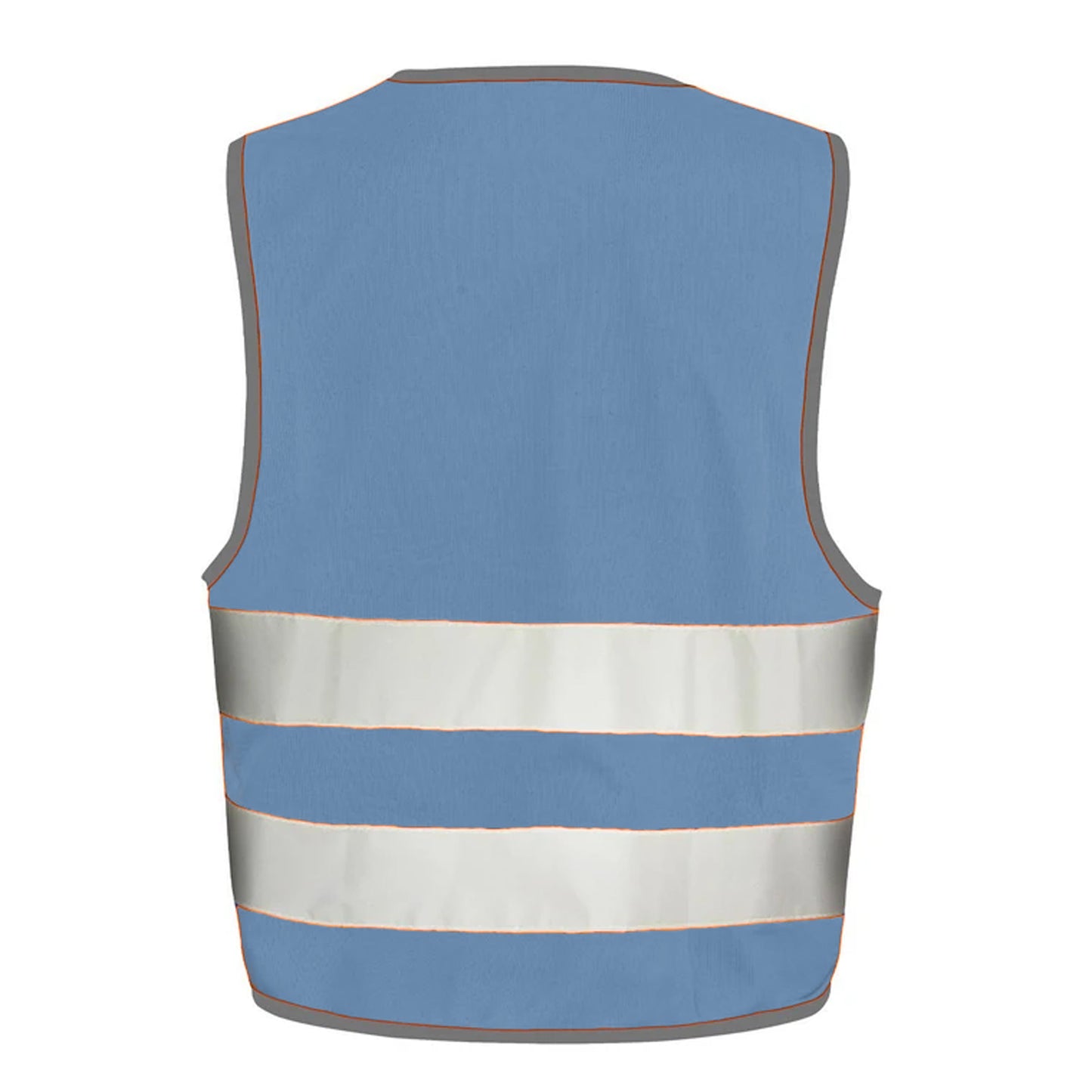 Sky Blue - Back - Result Core Adult Unisex Motorist Hi-Vis Safety Vest