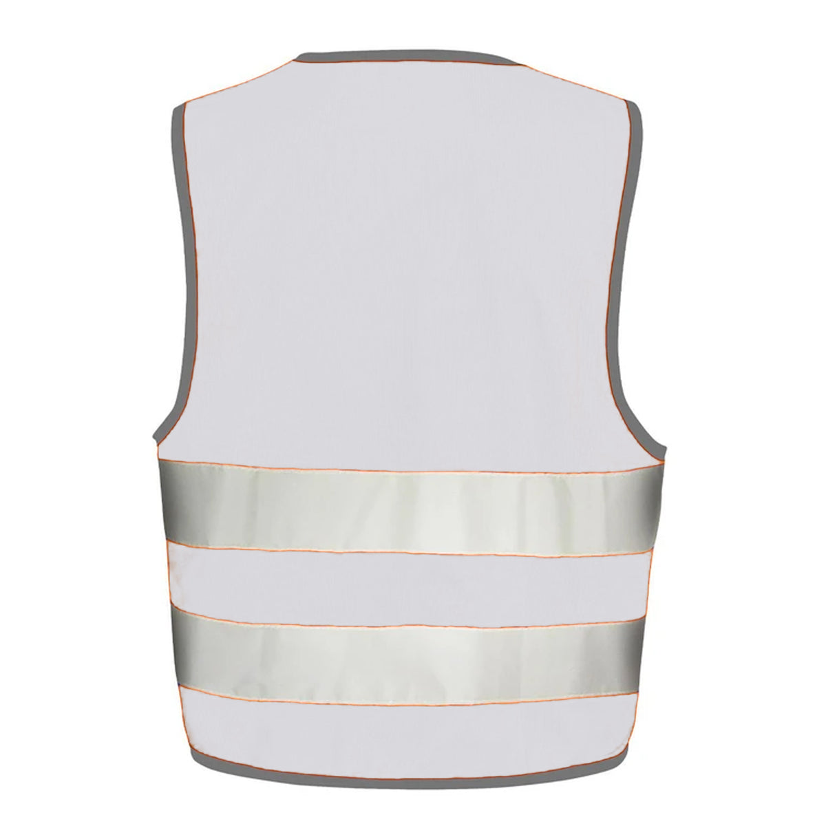 White - Back - Result Core Adult Unisex Motorist Hi-Vis Safety Vest