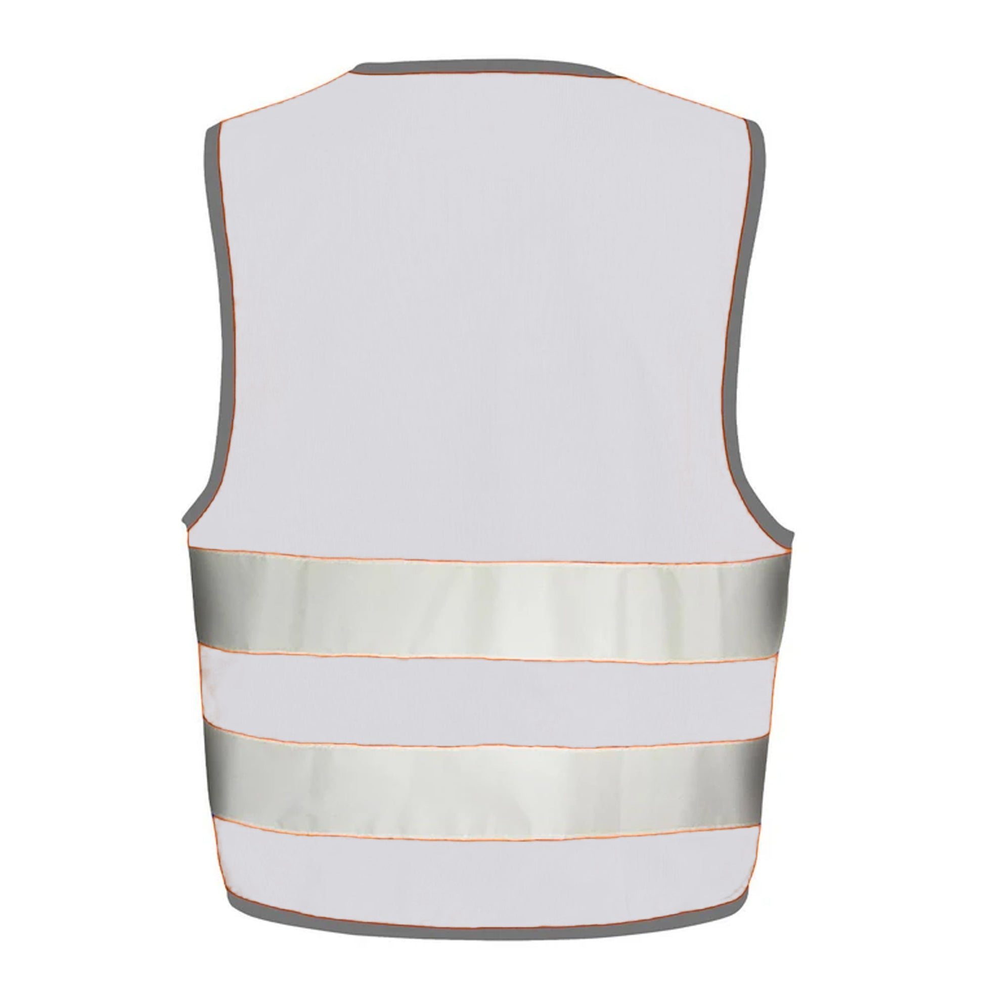 White - Back - Result Core Adult Unisex Motorist Hi-Vis Safety Vest