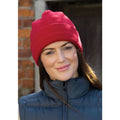Red - Back - Result Unisex Winter Essentials Active Fleece Ski Bob Hat