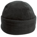 Black - Front - Result Unisex Winter Essentials Active Fleece Ski Bob Hat