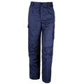 Navy - Front - Result Unisex Work-Guard Windproof Action Trousers - Workwear