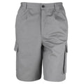 Grey - Front - Result Unisex Work-Guard Action Shorts - Workwear