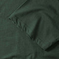 Bottle Green - Close up - Russell Europe Mens Workwear Short Sleeve Cotton T-Shirt