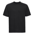 Black - Front - Russell Europe Mens Workwear Short Sleeve Cotton T-Shirt