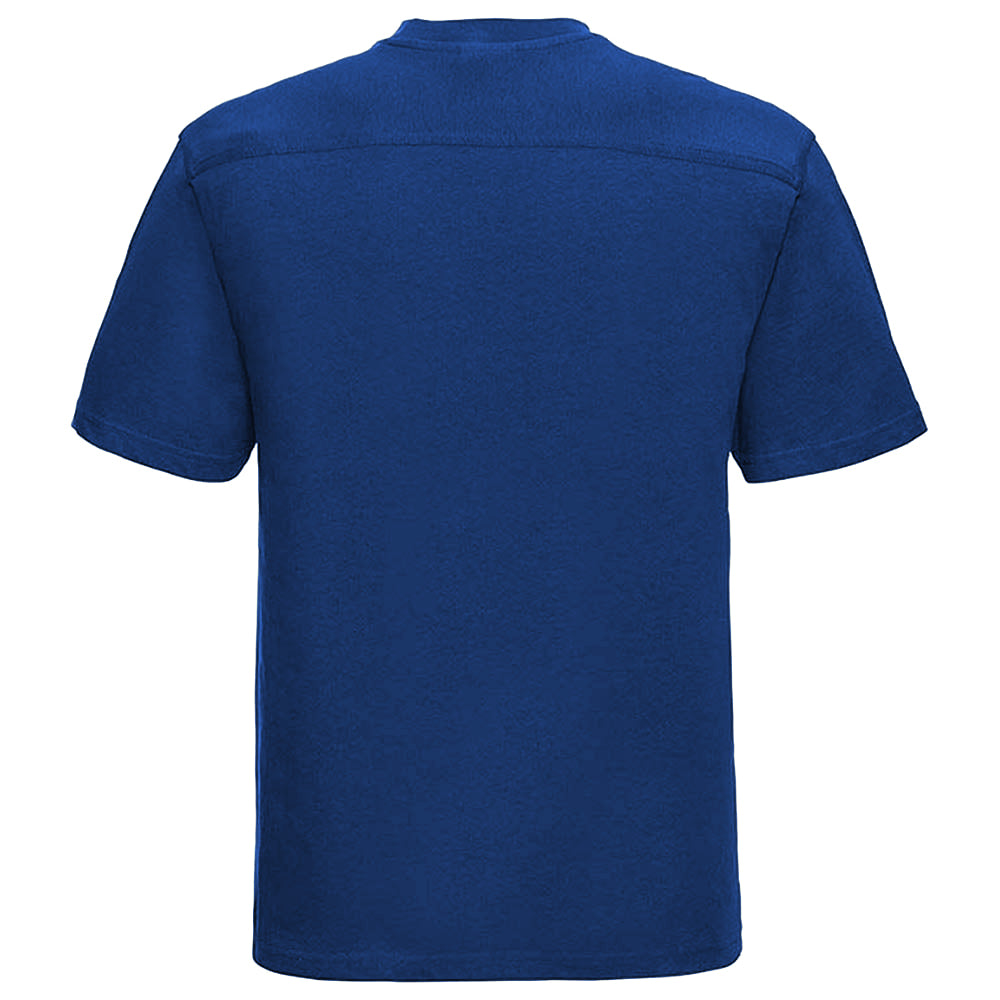 Bright Royal - Side - Russell Europe Mens Workwear Short Sleeve Cotton T-Shirt