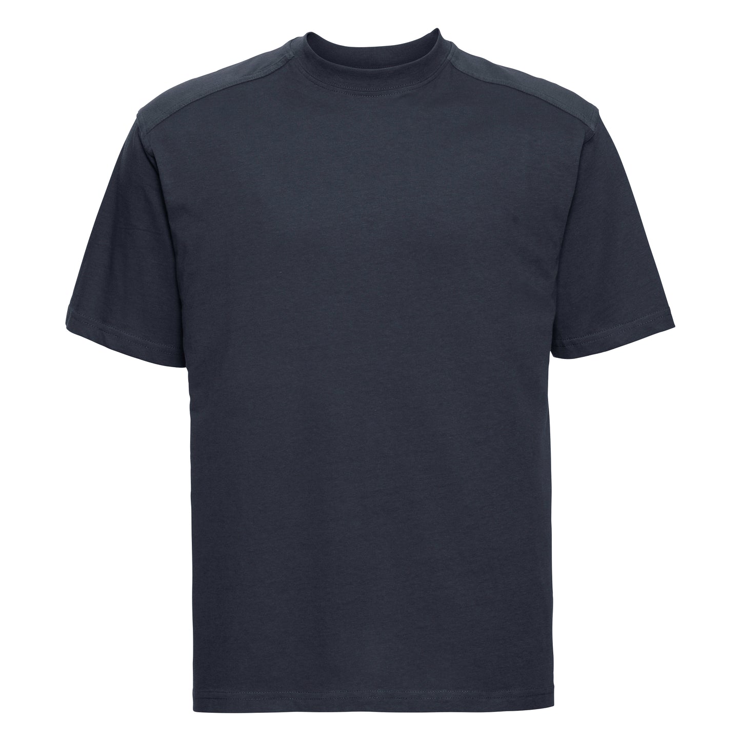 French Navy - Front - Russell Europe Mens Workwear Short Sleeve Cotton T-Shirt