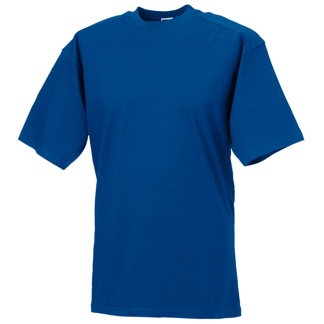 Bright Royal - Back - Russell Europe Mens Workwear Short Sleeve Cotton T-Shirt