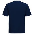 French Navy - Side - Russell Europe Mens Workwear Short Sleeve Cotton T-Shirt