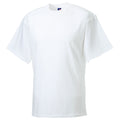 White - Back - Russell Europe Mens Workwear Short Sleeve Cotton T-Shirt