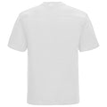 White - Side - Russell Europe Mens Workwear Short Sleeve Cotton T-Shirt