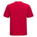 Classic Red - Back - Russell Europe Mens Workwear Short Sleeve Cotton T-Shirt