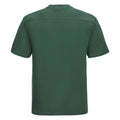 Bottle Green - Back - Russell Europe Mens Workwear Short Sleeve Cotton T-Shirt