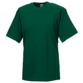 Bottle Green - Back - Russell Europe Mens Workwear Short Sleeve Cotton T-Shirt