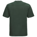 Bottle Green - Side - Russell Europe Mens Workwear Short Sleeve Cotton T-Shirt