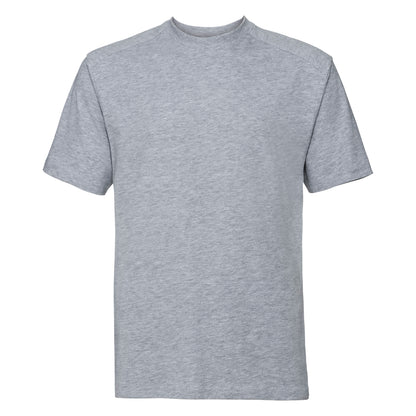 Light Oxford - Front - Russell Europe Mens Workwear Short Sleeve Cotton T-Shirt