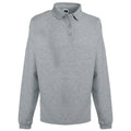 Light Oxford - Front - Russell Europe Mens Heavy Duty Collar Sweatshirt