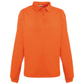 Orange - Front - Russell Europe Mens Heavy Duty Collar Sweatshirt