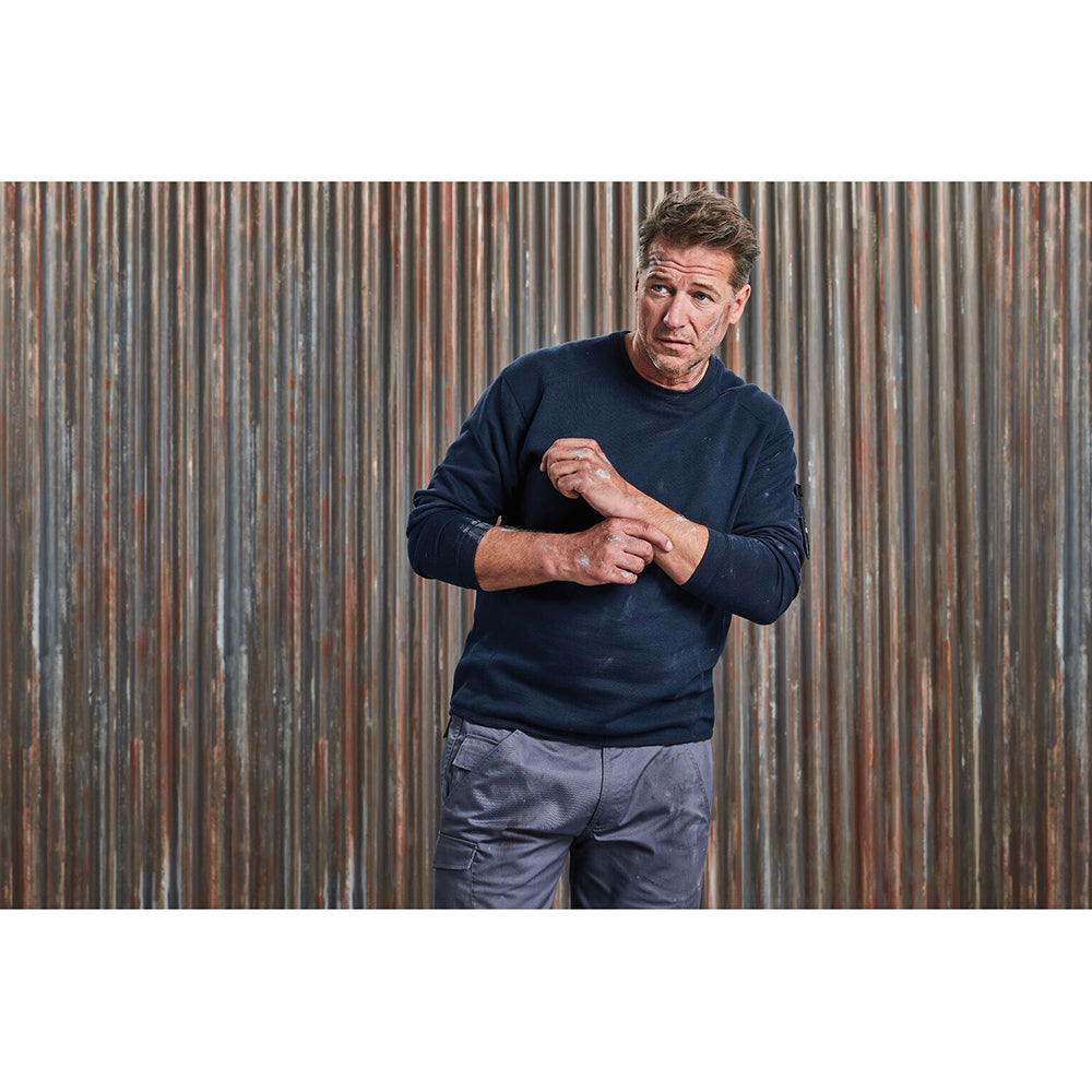 French Navy - Lifestyle - Russell Europe Mens Heavy Duty Collar Sweatshirt