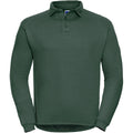 Bottle Green - Front - Russell Europe Mens Heavy Duty Collar Sweatshirt