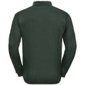 Bottle Green - Back - Russell Europe Mens Heavy Duty Collar Sweatshirt