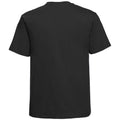 Black - Side - Russell Europe Mens Classic Heavyweight Ringspun Short Sleeve T-Shirt