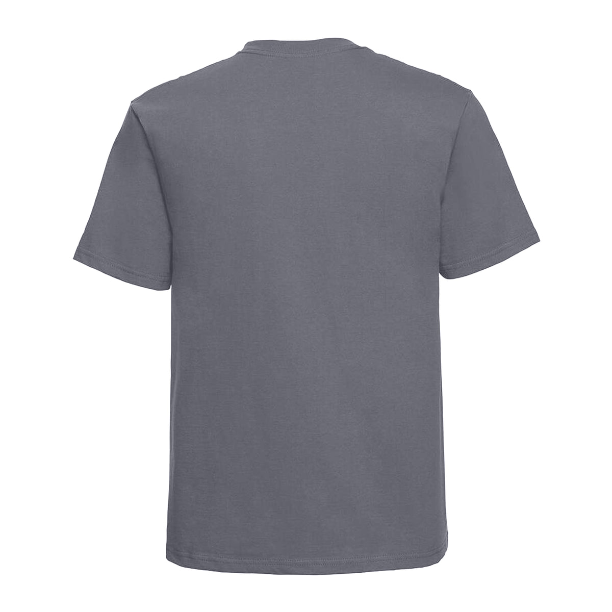 Convoy Grey - Back - Russell Europe Mens Classic Heavyweight Ringspun Short Sleeve T-Shirt