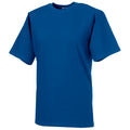 Bright Royal - Side - Russell Europe Mens Classic Heavyweight Ringspun Short Sleeve T-Shirt