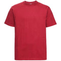 Classic Red - Front - Russell Europe Mens Classic Heavyweight Ringspun Short Sleeve T-Shirt