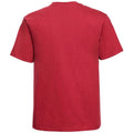 Classic Red - Back - Russell Europe Mens Classic Heavyweight Ringspun Short Sleeve T-Shirt