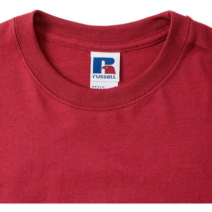Classic Red - Lifestyle - Russell Europe Mens Classic Heavyweight Ringspun Short Sleeve T-Shirt