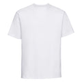 White - Front - Russell Europe Mens Classic Heavyweight Ringspun Short Sleeve T-Shirt