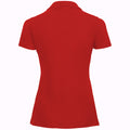 Classic Red - Back - Russell Europe Womens-Ladies Classic Cotton Short Sleeve Polo Shirt