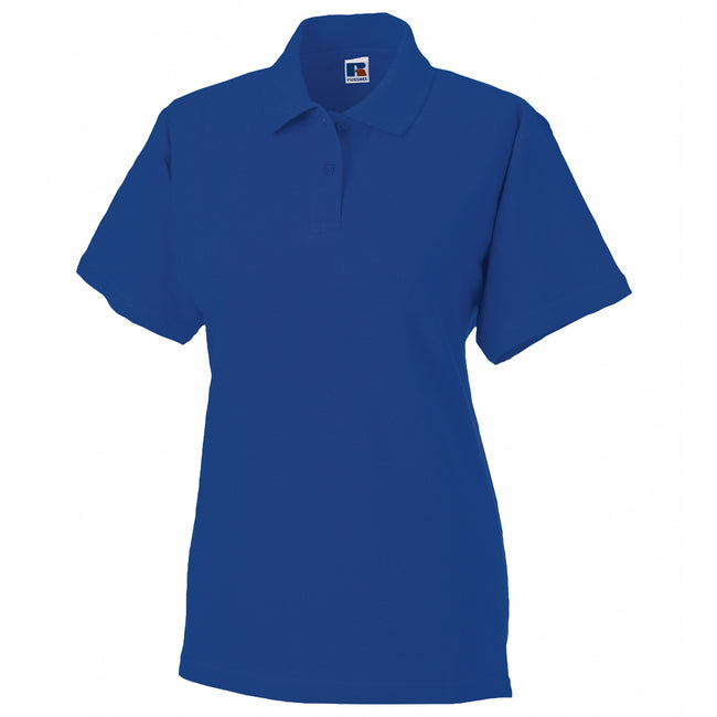 Bright Royal - Back - Russell Europe Womens-Ladies Classic Cotton Short Sleeve Polo Shirt