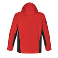 Red- Black - Back - Stormtech Mens Atmosphere 3-in-1 Performance Jacket (Waterproof & Breathable)