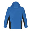 Marine Blue- Black - Back - Stormtech Mens Atmosphere 3-in-1 Performance Jacket (Waterproof & Breathable)