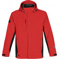 Red- Black - Front - Stormtech Mens Atmosphere 3-in-1 Performance Jacket (Waterproof & Breathable)