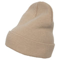 Croissant - Front - Yupoong Flexfit Unisex Heavyweight Long Beanie Winter Hat