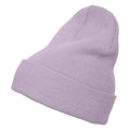 Lilac - Front - Yupoong Flexfit Unisex Heavyweight Long Beanie Winter Hat