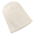 White Sand - Back - Yupoong Flexfit Unisex Heavyweight Long Beanie Winter Hat