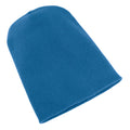 Classic Blue - Back - Yupoong Flexfit Unisex Heavyweight Long Beanie Winter Hat