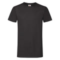 Black - Front - Fruit Of The Loom Mens Sofspun® Short Sleeve T-Shirt
